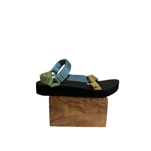 Colorful Women's Flatform Teva Sandals - Picture 7 of 9